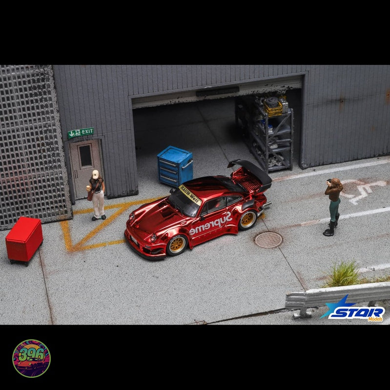 [PREORDER] Star Models - RWB Porsche 993 Supreme & Mellow NYC – 1:64 Star Models Diecast Model