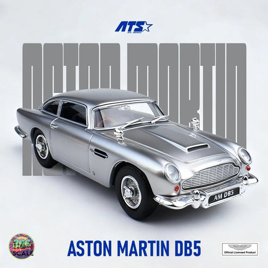 ATS Models - Aston Martin DB5 Silver Birch – 1:64 ATS Models Diecast Model