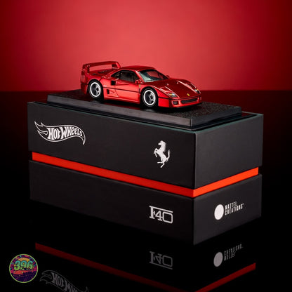 [PREORDER] Hot Wheels - Ferrari F40 Red Chrome RLC – 1:64 Hot Wheels Diecast Model