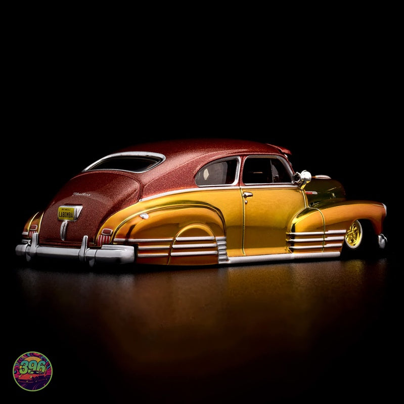 [PREORDER] Hot Wheels RLC Exclusive - 1948 Chevy Fleetline Lowrider in Gold & Red Candy – 1:64 Hot Wheels Diecast Model