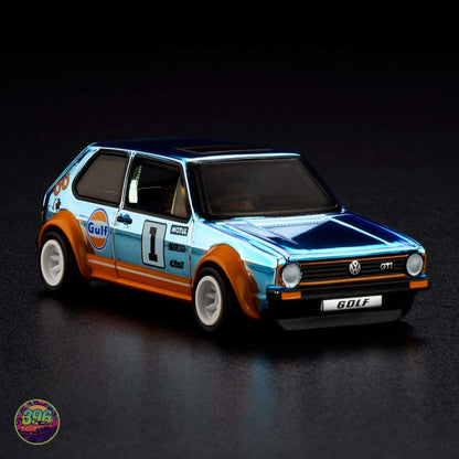 [PREORDER] Hot Wheels RLC - 1976 Volkswagen Golf Mk1 GTI Gulf Livery – 1:64 Hot Wheels Diecast Model
