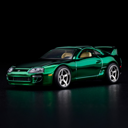 1997 Toyota Supra Dark Green – Hot Wheels Red Line Club RLC Exclusive 1:64 Diecast