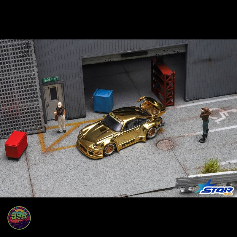 [PREORDER] Star Models - RWB Porsche 993 Supreme & Mellow NYC – 1:64 Star Models Diecast Model