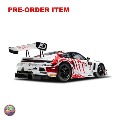 [PREORDER] Spark – Porsche 911 GT3 R #8 AO Racing 'Bush Rexy' Livery – 1:64 Spark Diecast Model