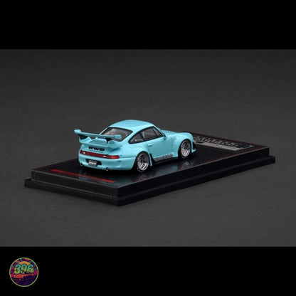 Ignition Model - RWB Porsche 993 in Tiffany Blue – 1:64 Ignition Model Diecast Model