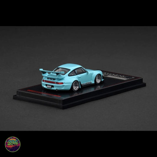 Ignition Model - RWB Porsche 993 in Tiffany Blue – 1:64 Ignition Model Diecast Model
