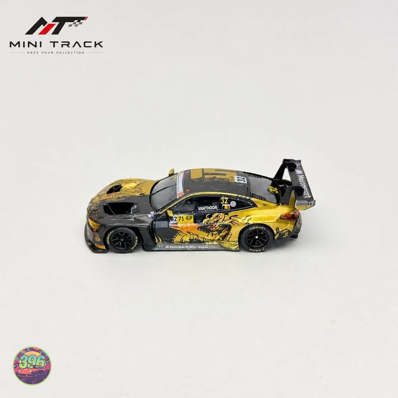 [PREORDER] Mini Track - BMW M4 GT3 Dragon Livery #32 – 1:64 Mini Track Diecast Model
