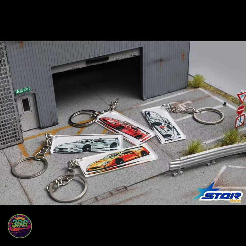 [PREORDER] Star Models - Ferrari F40 LBW Liberty Walk in Silver – 1:64 Star Models Diecast Model