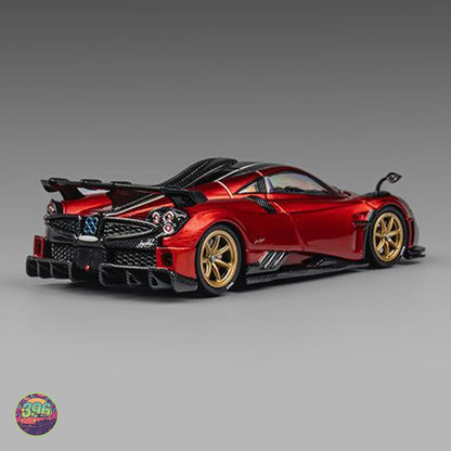 CM Model - Pagani Imola in Red with Gold Wheels – 1:64 CM Model Diecast Model