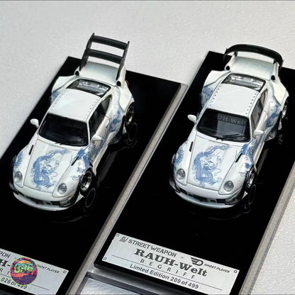 Street Weapon x Rauh-Welt Begriff - RWB Porsche 993 Ghost Player Glow in the Dark Limited Edition 209/499 – 1:64 Diecast Model