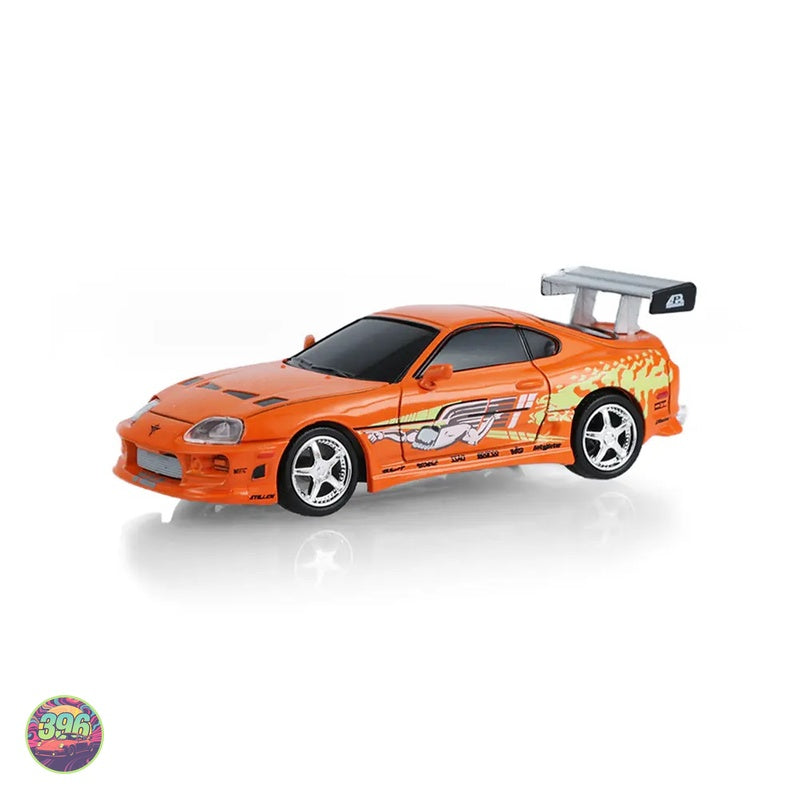 [PREORDER] GreenLight - Toyota Supra RC Orange Roadboy Livery with Remote Control Case – 1:64 GreenLight Diecast Model