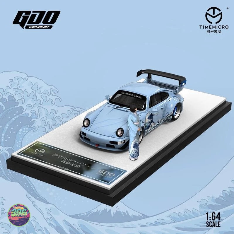 Time Micro x GDO Workshop - RWB Porsche 930 'Kanagawa Surfing' with Figure – 1:64 Time Micro Diecast Model