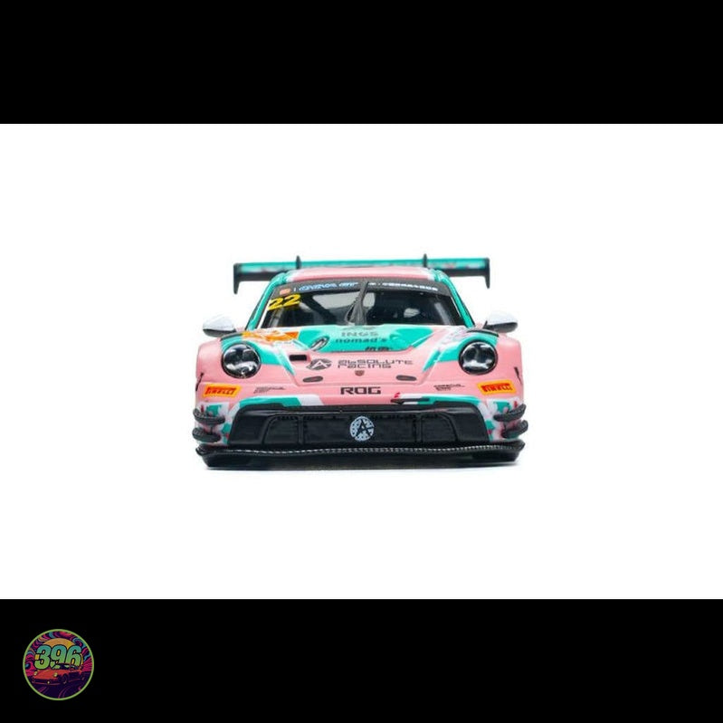 [PREORDER] AR Box - Porsche 911 GT3 R #22 China GT Ningbo Absolute Racing Pink Livery – 1:64 AR Box Diecast Model
