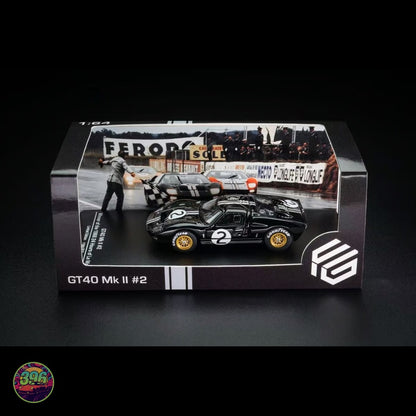 [PREORDER] FG Model - Ford GT40 Mk II #2 1966 Le Mans Winner Black Livery – 1:64 FG Model Diecast Model