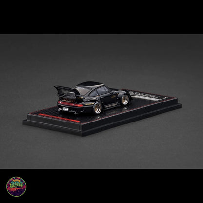 Ignition Model - Porsche RWB 993 RAUH-Welt in Black – 1:64 Ignition Model Diecast Model