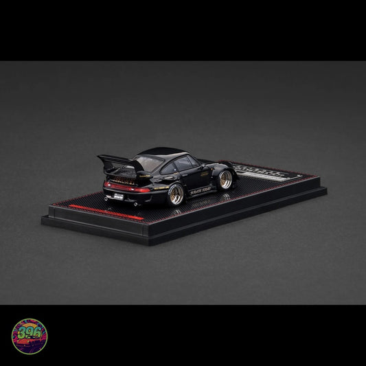 Ignition Model - Porsche RWB 993 RAUH-Welt in Black – 1:64 Ignition Model Diecast Model