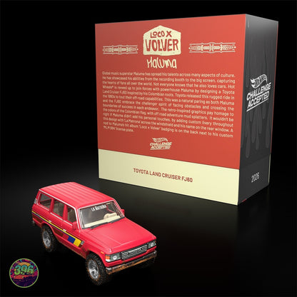 [PREORDER] Hot Wheels - Toyota Land Cruiser FJ60 'Loco x Volver Maluma' – 1:64 Hot Wheels Diecast Model