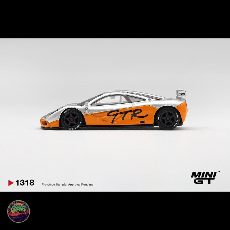 [PREORDER] Mini GT - McLaren F1 GTR Orange Silver Livery – 1:64 Mini GT Diecast Model