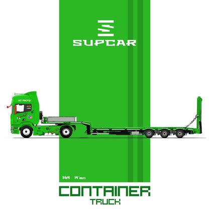 [PREORDER] Cool Car - Scania Flatbed Container Truck AO Racing Livery – 1:64 Cool Car Diecast Model