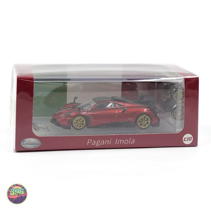 CM Model - Pagani Imola in Red with Gold Wheels – 1:64 CM Model Diecast Model