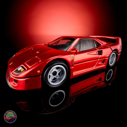 [PREORDER] Hot Wheels - Ferrari F40 Red Chrome RLC – 1:64 Hot Wheels Diecast Model