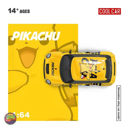 [PREORDER] Cool Car - Pikachu Mini Cooper – 1:64 Cool Car Diecast Model