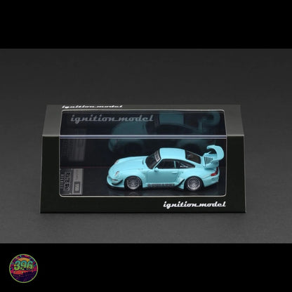Ignition Model - RWB Porsche 993 in Tiffany Blue – 1:64 Ignition Model Diecast Model