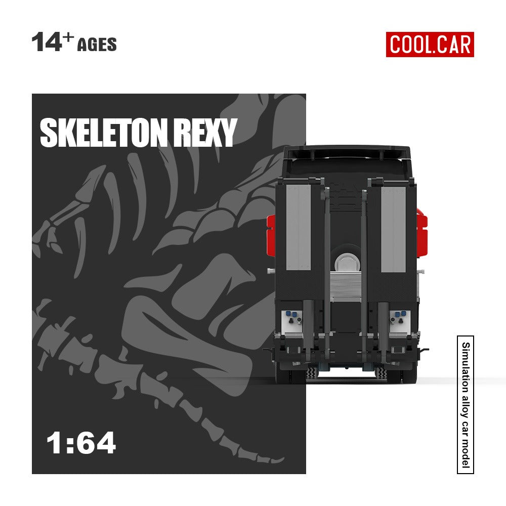 [PREORDER] Cool Car - Scania Flatbed Skeleton Rexy Truck – 1:64 Cool Car Diecast Model
