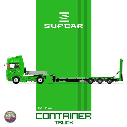[PREORDER] Cool Car - Scania Flatbed Container Truck AO Racing Livery – 1:64 Cool Car Diecast Model