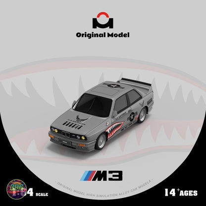 [PREORDER] Original Model - BMW E30 M3 U.S. Air Force Shark Mouth Livery – 1:64 Original Model Diecast Model