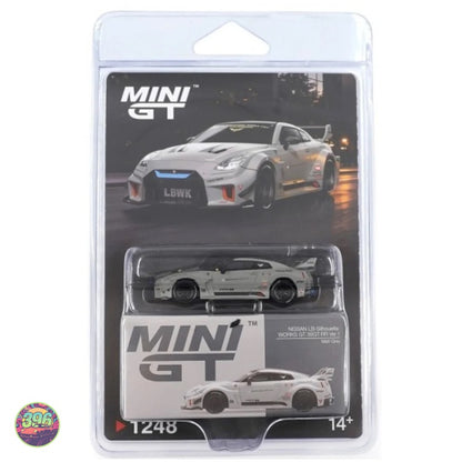Mini GT - Nissan LB-Silhouette WORKS GT 35GT-RR Ver.1 Matt Grey – 1:64 Mini GT Diecast Model