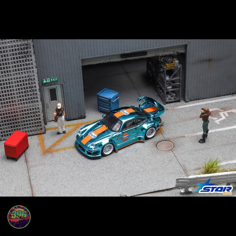 [PREORDER] Star Models - RWB Porsche 993 Supreme & Mellow NYC – 1:64 Star Models Diecast Model