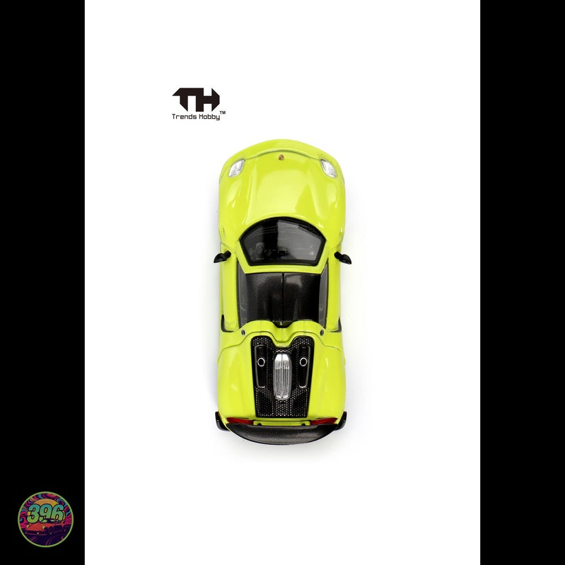 Trends Hobby - Porsche 918 Spyder in Acid Green – 1:64 Trends Hobby Diecast Model
