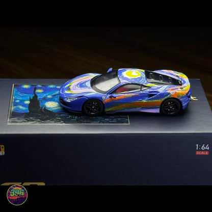 [PREORDER] Karium - Ferrari F8 Tributo Starry Night Edition – 1:64 Karium Diecast Model