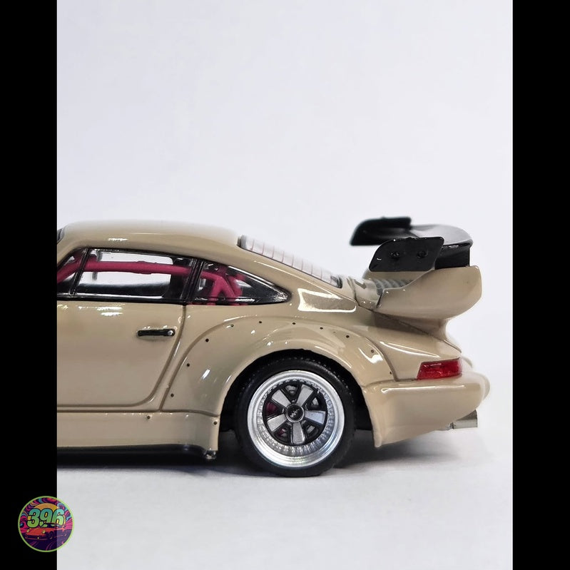 TimeMicro - RWB Porsche 964 in Cream – 1:64 TimeMicro Diecast Model