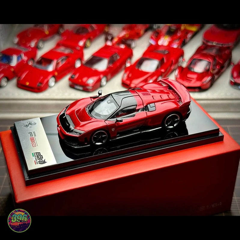 [PREORDER] BBR x AR Box - Ferrari F80 in Rosso Corsa Red – 1:64 BBR Diecast Model