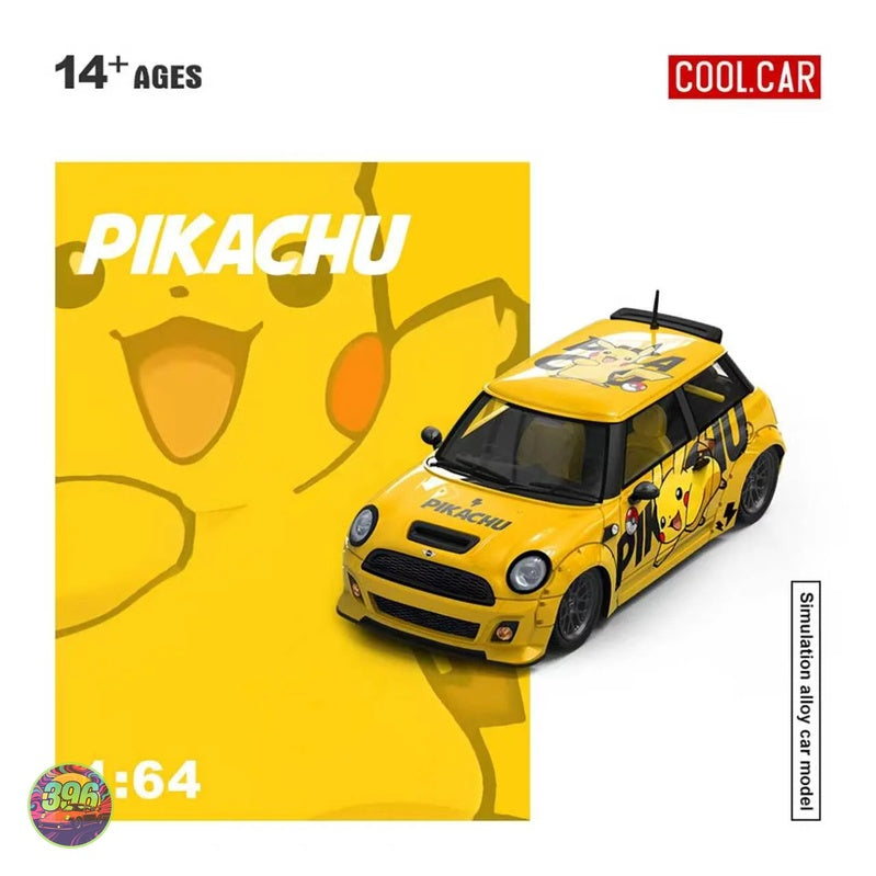 [PREORDER] Cool Car - Pikachu Mini Cooper – 1:64 Cool Car Diecast Model