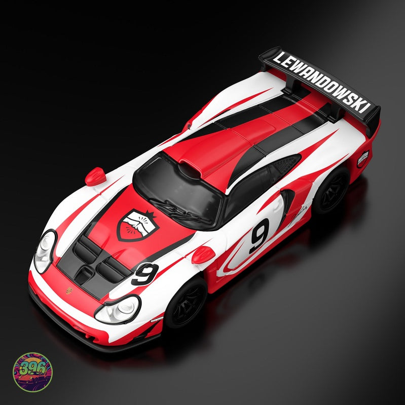 [PREORDER] Hot Wheels - Porsche 911 GT1 #9 Leylandowski Racing Livery – 1:64 Hot Wheels Diecast Model