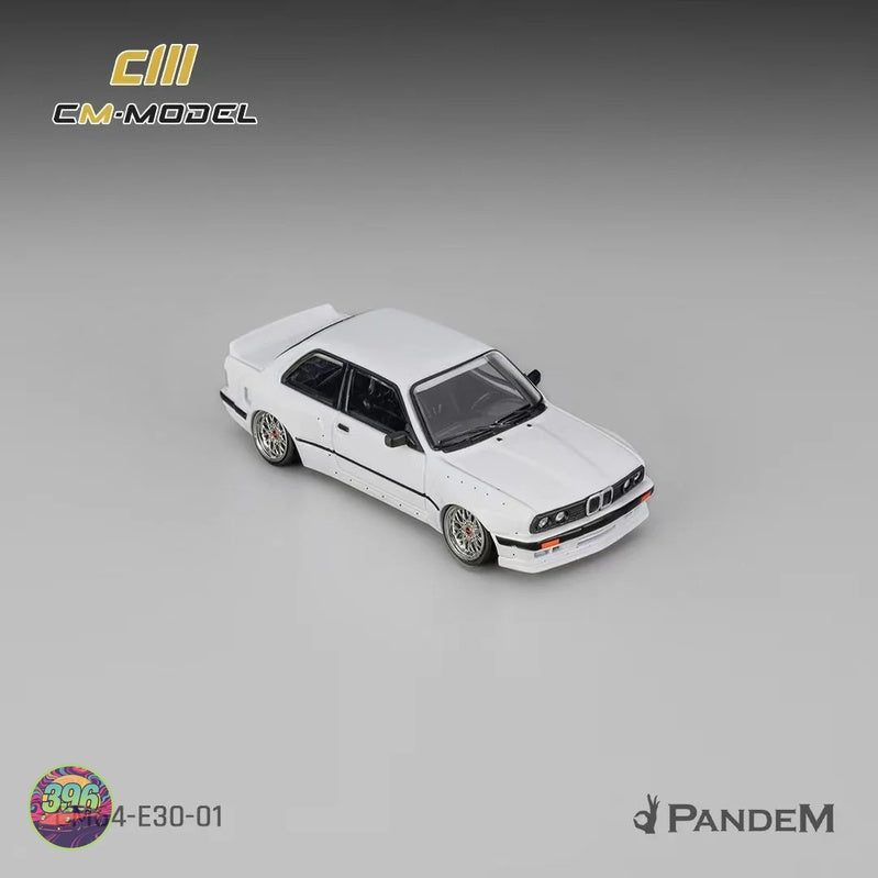CM Model - BMW E30 M3 White with Two Wheel Styles – 1:64 CM Model Diecast Model CM64-E30-01