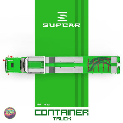[PREORDER] Cool Car - Scania Flatbed Container Truck AO Racing Livery – 1:64 Cool Car Diecast Model
