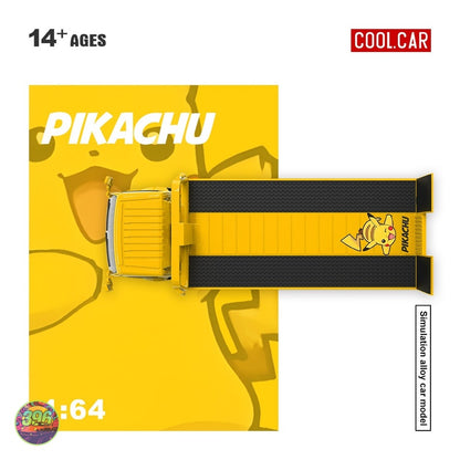[PREORDER] Cool Car - Pikachu H300 Flatbed Transport Trailer – 1:64 Cool Car Diecast Model