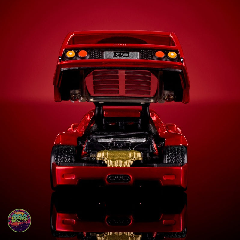 [PREORDER] Hot Wheels - Ferrari F40 Red Chrome RLC – 1:64 Hot Wheels Diecast Model