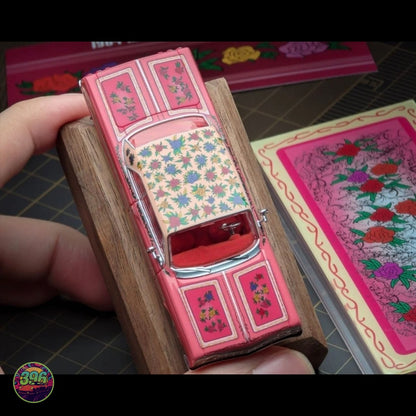 [PREORDER] 1964 Impala SS Lowrider – Pink with Roses Floral Livery – 1:64 Diecast Model