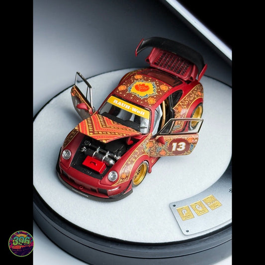 [PREORDER] PGM x Malaya Hobby - RWB Porsche 993 Batik 13 13th Anniversary Edition – 1:64 PGM Diecast Model