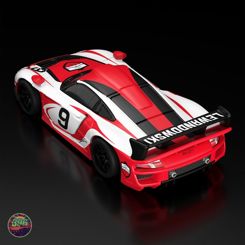 [PREORDER] Hot Wheels - Porsche 911 GT1 #9 Leylandowski Racing Livery – 1:64 Hot Wheels Diecast Model