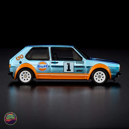[PREORDER] Hot Wheels RLC - 1976 Volkswagen Golf Mk1 GTI Gulf Livery – 1:64 Hot Wheels Diecast Model