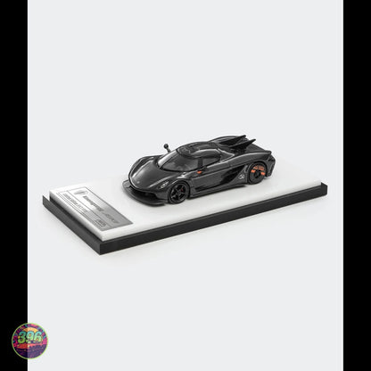 HKM Premium - Koenigsegg Jesko Absolut in Carbon Fibre Black – 1:64 HKM Premium Diecast Model