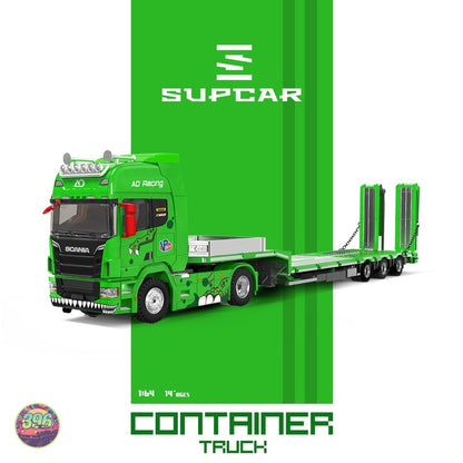 [PREORDER] Cool Car - Scania Flatbed Container Truck AO Racing Livery – 1:64 Cool Car Diecast Model