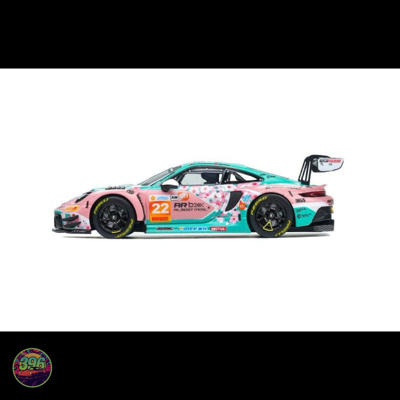 [PREORDER] AR Box - Porsche 911 GT3 R #22 China GT Ningbo Absolute Racing Pink Livery – 1:64 AR Box Diecast Model