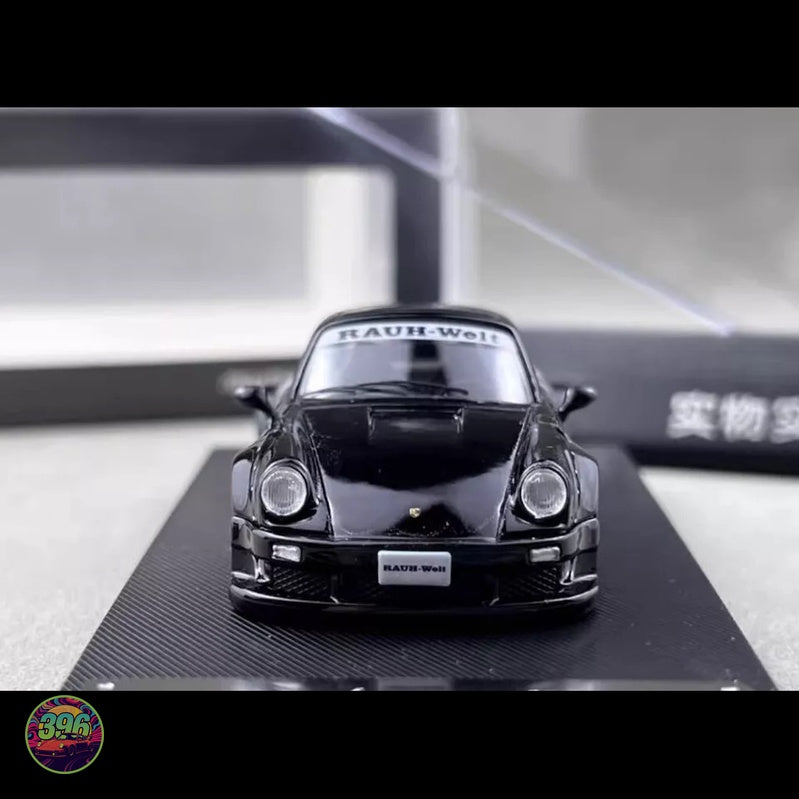 MyModelCollect - RWB Porsche 964 Dragon Livery in Black – 1:64 MyModelCollect Diecast Model
